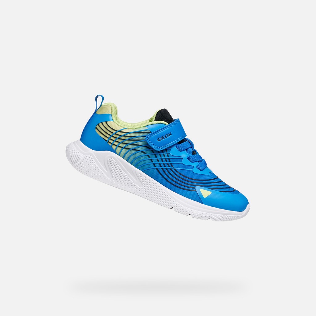 Scarpe leggere e traspiranti SPRINTYE BAMBINO Royal blu/Lime - image number 0 | GEOX