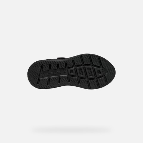 Lightweight breathable shoes SPRINTYE BOY Black/Dark Grey - image number 6 | GEOX
