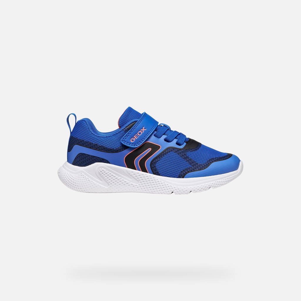 Lightweight breathable shoes SPRINTYE BOY Blue/Black - image number 1 | GEOX