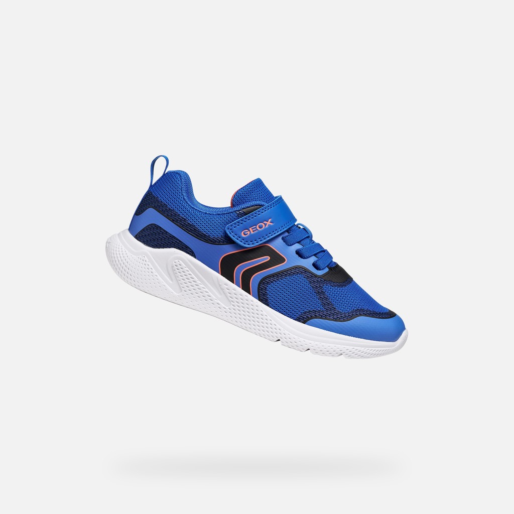 Lightweight breathable shoes SPRINTYE BOY Blue/Black - image number 0 | GEOX