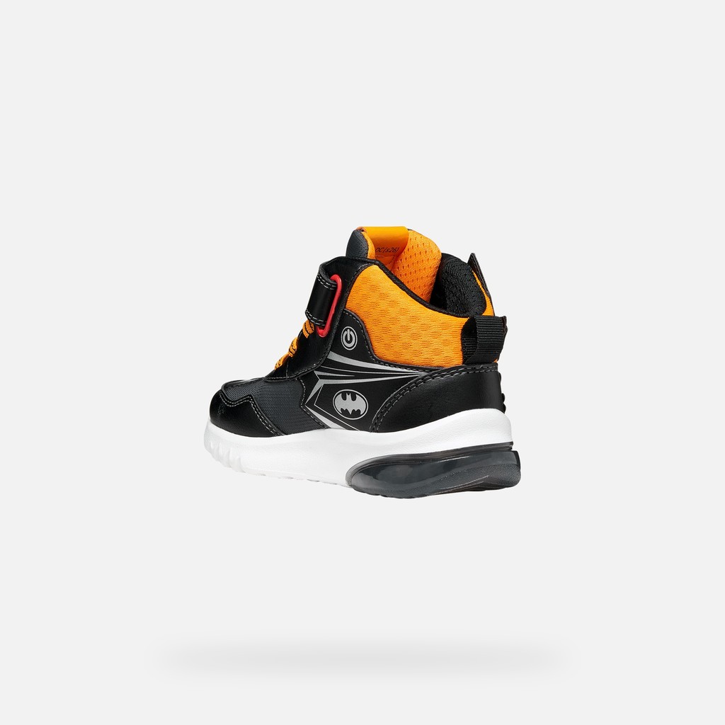 Chaussures Batman CIBERDRON GAR&Ccedil;ON Noir/Orange clair - image number 4 | GEOX