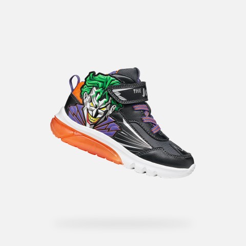 Chaussures Batman CIBERDRON GAR&Ccedil;ON Noir/Orange | GEOX