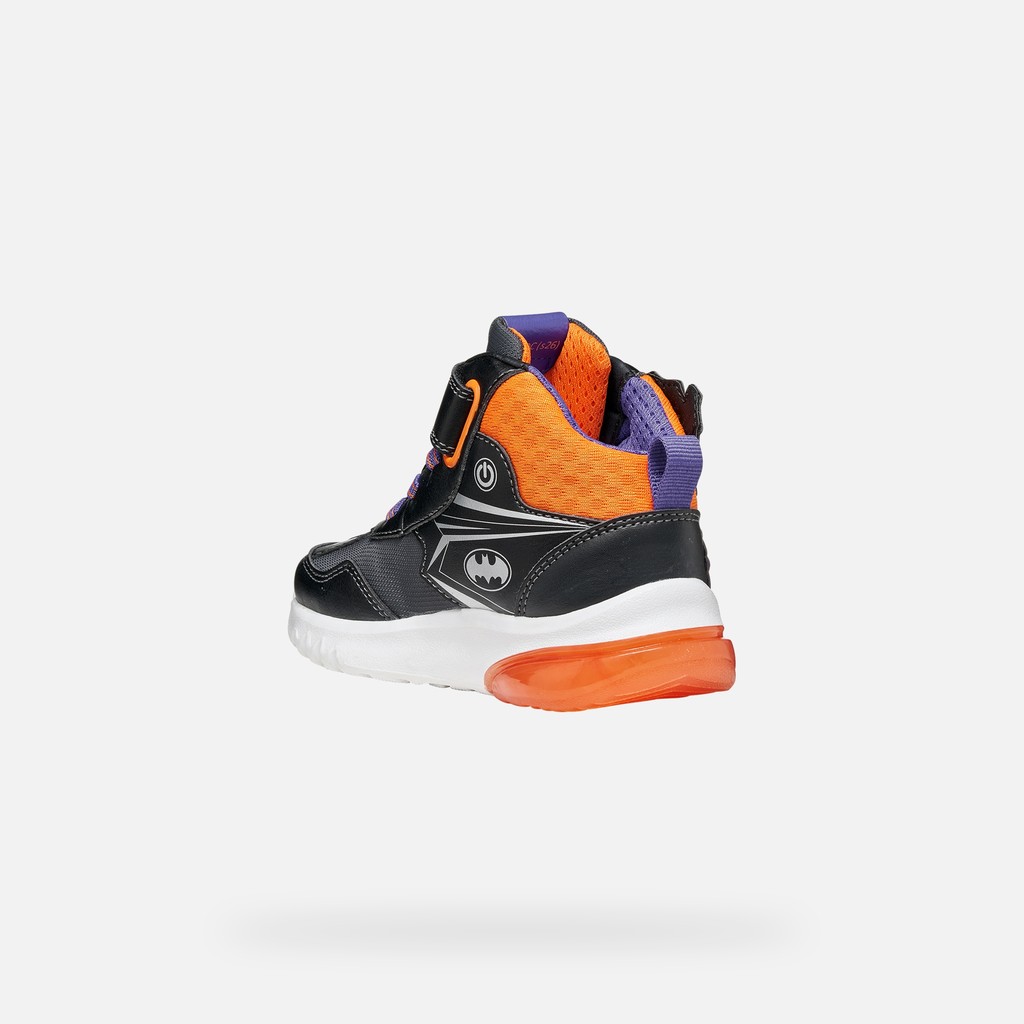 Chaussures Batman CIBERDRON GAR&Ccedil;ON Noir/Orange - image number 4 | GEOX