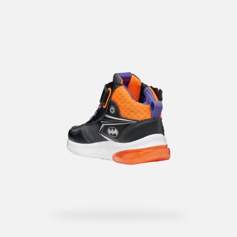 Chaussures Batman CIBERDRON GAR&Ccedil;ON Noir/Orange - image number 4 | GEOX
