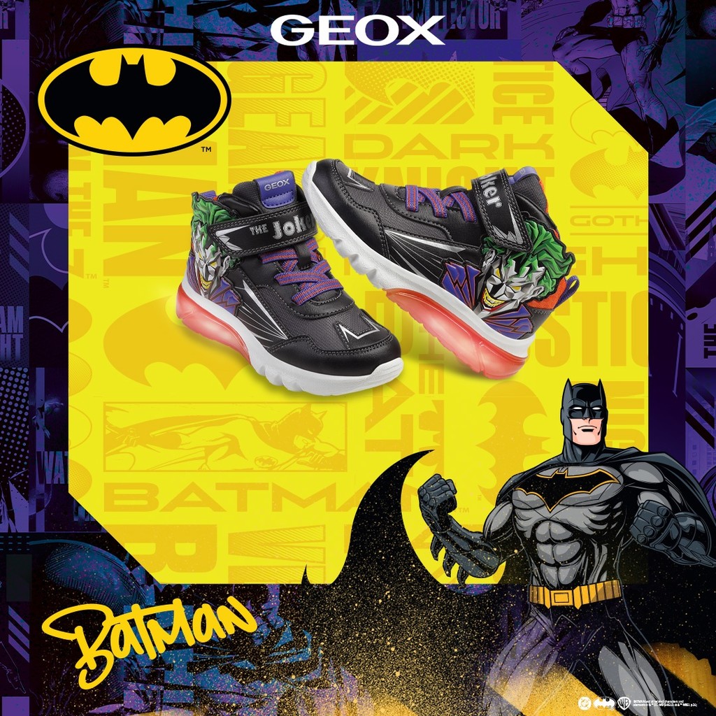 Sneakers Batman con luci CIBERDRON BAMBINO Nero/Arancione - image number 1 | GEOX