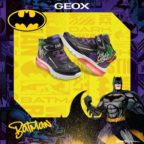 Sneakers Batman con luci CIBERDRON BAMBINO Nero/Arancione - image number 1 | GEOX