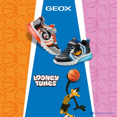 Looney Tunes shoes CIBERDRON BOY Grey/Orange - image number 9 | GEOX