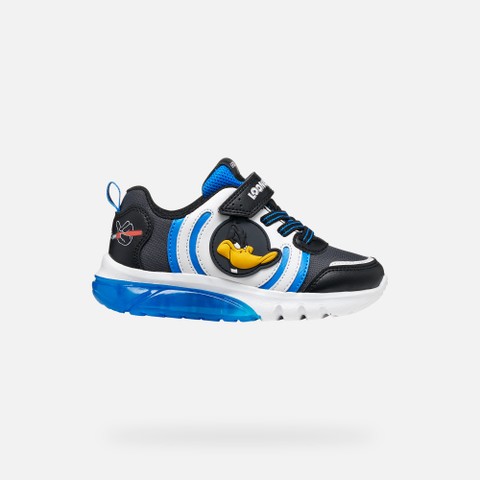Looney Tunes Schuhe CIBERDRON JUNGE Schwarz/K&ouml;nigsblau - image number 2 | GEOX