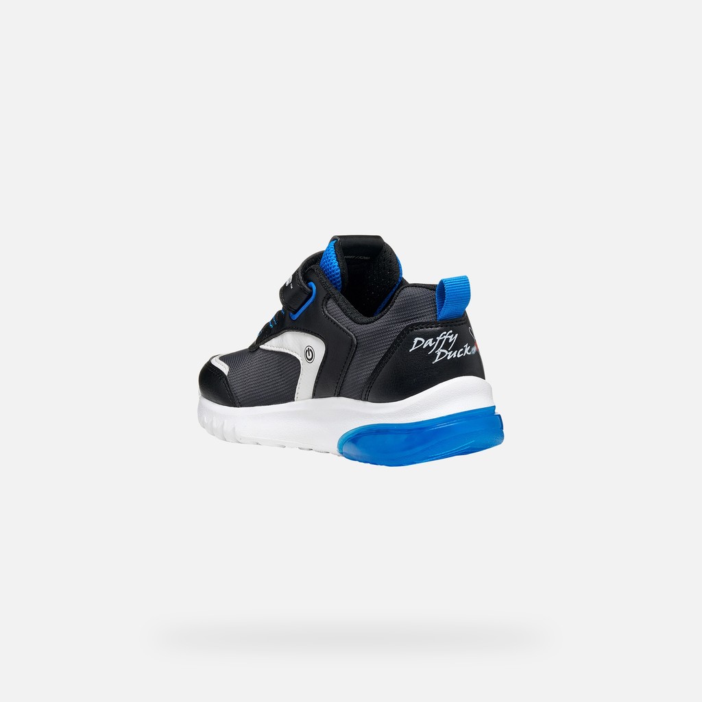 Looney Tunes Schuhe CIBERDRON JUNGE Schwarz/K&ouml;nigsblau - image number 4 | GEOX