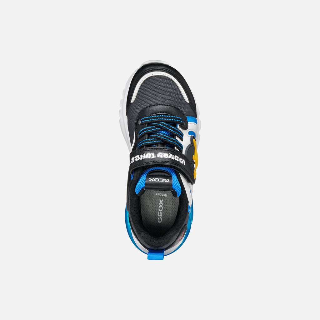 Looney Tunes Schuhe CIBERDRON JUNGE Schwarz/K&ouml;nigsblau - image number 6 | GEOX