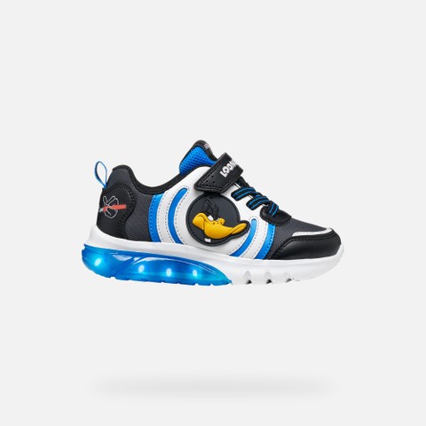 Looney Tunes Schuhe CIBERDRON JUNGE Schwarz/K&ouml;nigsblau - image number 1 | GEOX
