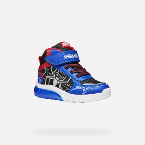 Chaussures Spider-Man Marvel CIBERDRON GAR&Ccedil;ON Noir/Bleu roi - image number 3 | GEOX