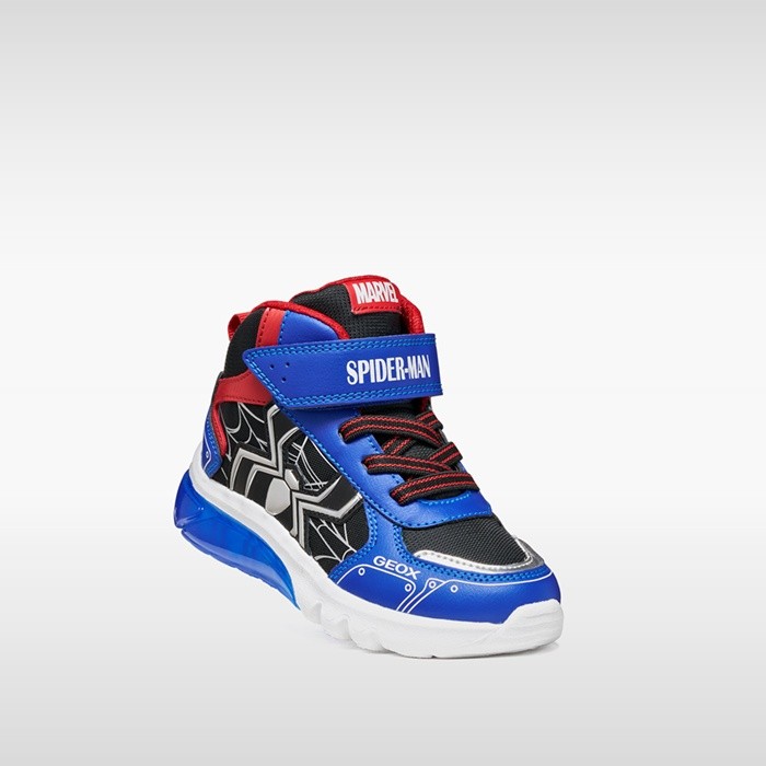 Spider-Man Marvel shoes CIBERDRON BOY Black/Royal | GEOX