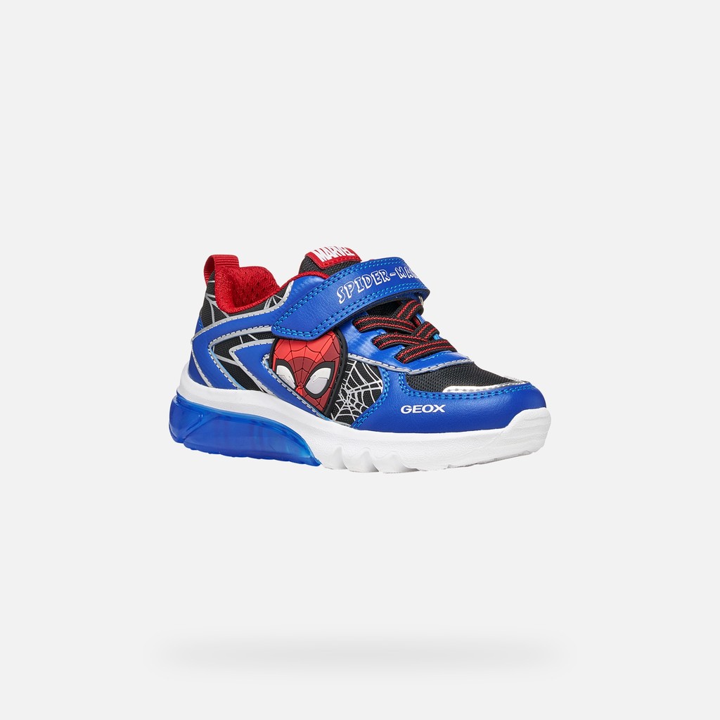 Spider-Man Marvel shoes CIBERDRON BOY Black/Royal - image number 3 | GEOX