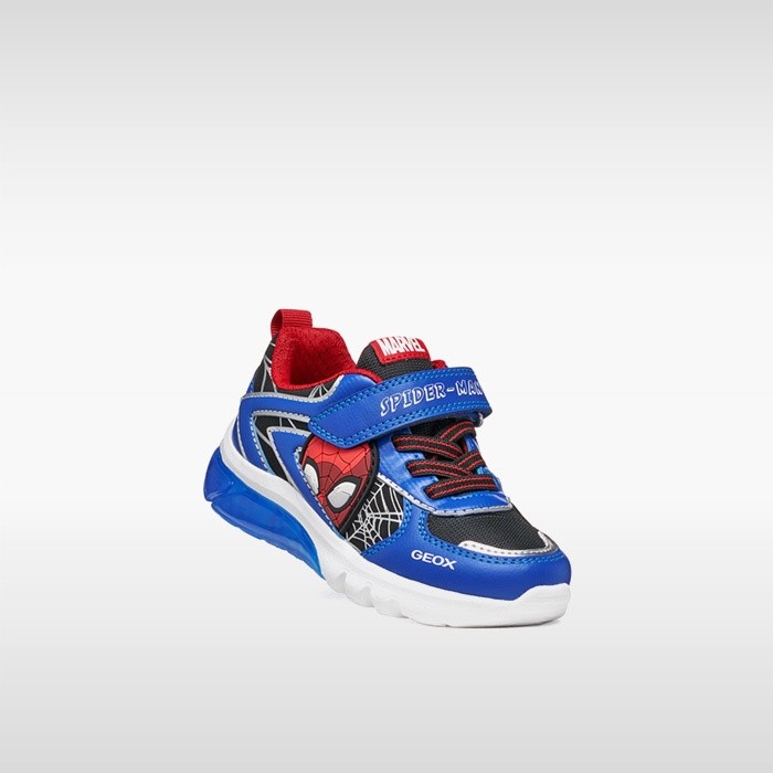 Spiderman Marvel Schuhe CIBERDRON JUNGE Schwarz/K&ouml;nigsblau | GEOX