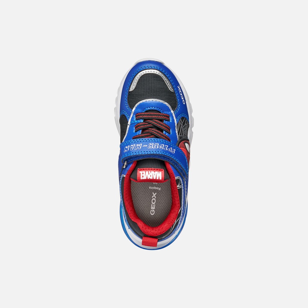 Spider-Man Marvel shoes CIBERDRON BOY Black/Royal - image number 6 | GEOX
