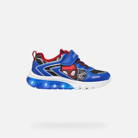 Spider-Man Marvel shoes CIBERDRON BOY Black/Royal - image number 1 | GEOX
