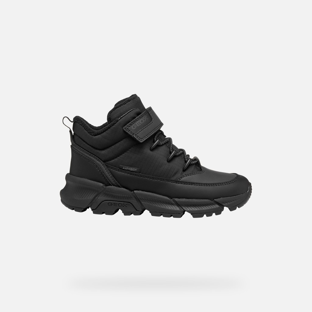 Waterproof ankle boots FLEXYPER PLUS ABX BOY Black - image number 1 | GEOX