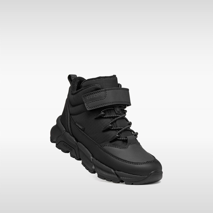 Waterproof ankle boots FLEXYPER PLUS ABX BOY Black | GEOX