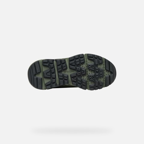 Waterproof ankle boots FLEXYPER PLUS ABX BOY Black/Military - image number 6 | GEOX