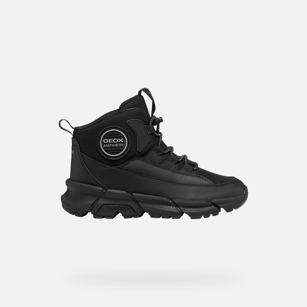 Waterproof ankle boots FLEXYPER PLUS ABX BOY Black - image number 1 | GEOX