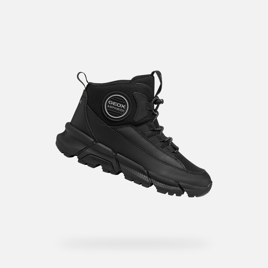 Waterproof ankle boots FLEXYPER PLUS ABX BOY Black - image number 0 | GEOX