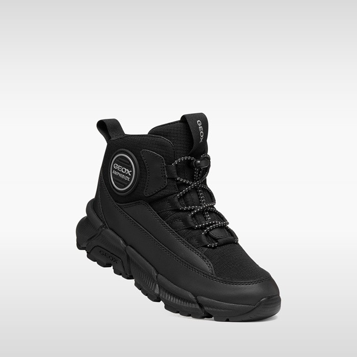 Waterproof ankle boots FLEXYPER PLUS ABX BOY Black | GEOX