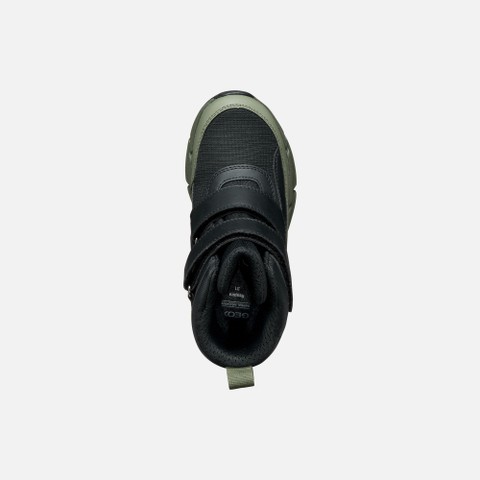 Waterproof ankle boots FLEXYPER PLUS ABX BOY Black/Military - image number 5 | GEOX