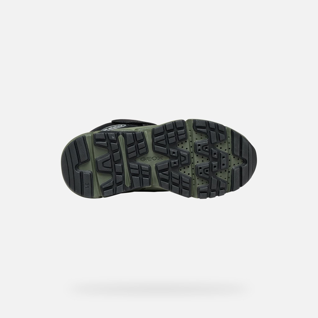 Waterproof ankle boots FLEXYPER PLUS ABX BOY Black/Military - image number 6 | GEOX