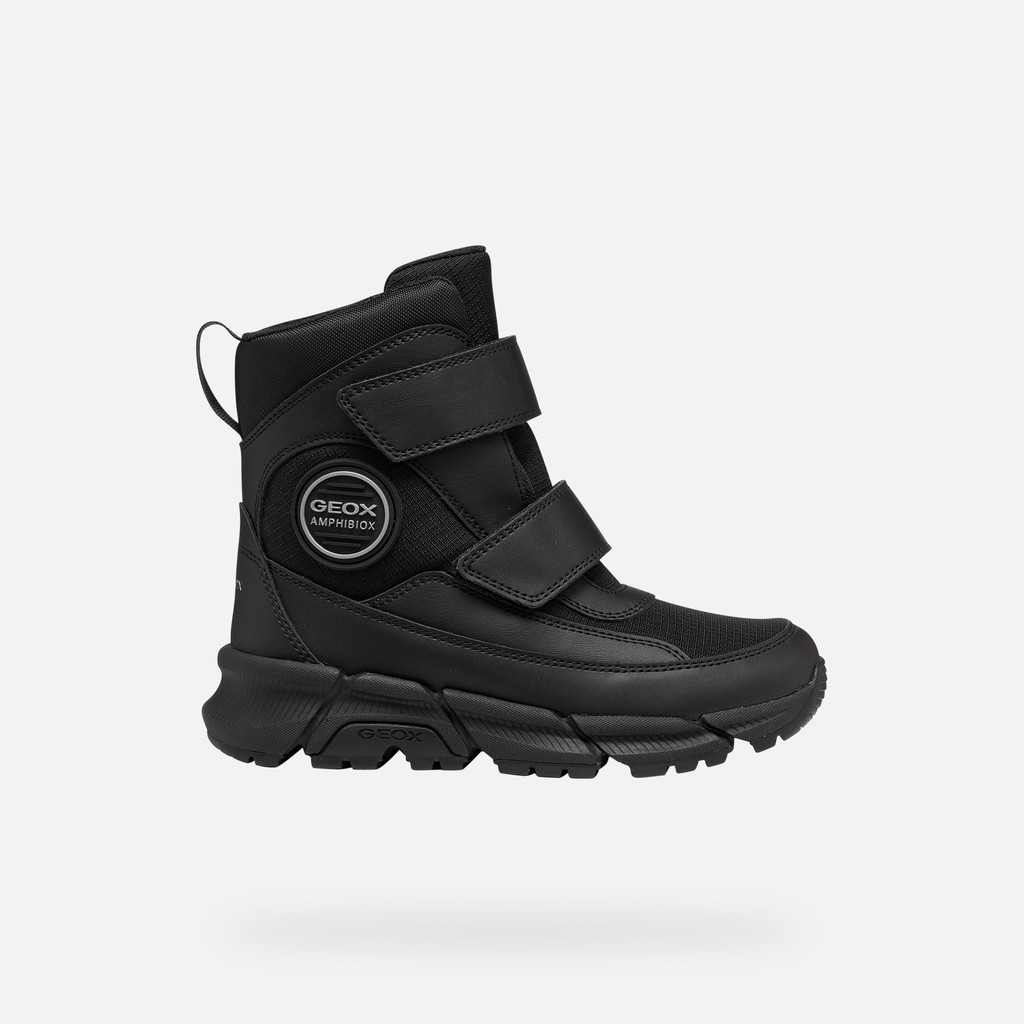 Waterproof ankle boots FLEXYPER PLUS ABX BOY Black - image number 1 | GEOX
