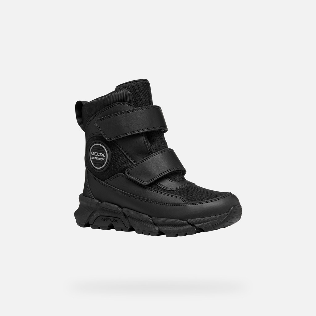 Waterproof ankle boots FLEXYPER PLUS ABX BOY Black - image number 2 | GEOX