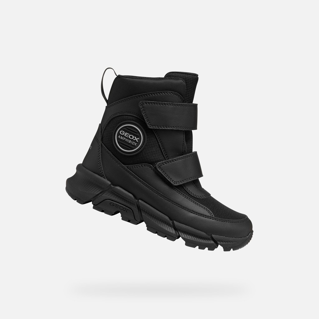 Waterproof ankle boots FLEXYPER PLUS ABX BOY Black - image number 0 | GEOX
