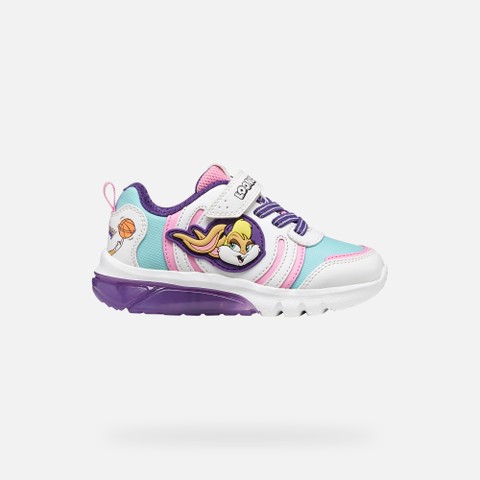Looney Tunes shoes CIBERDRON GIRL White/Pink - image number 2 | GEOX