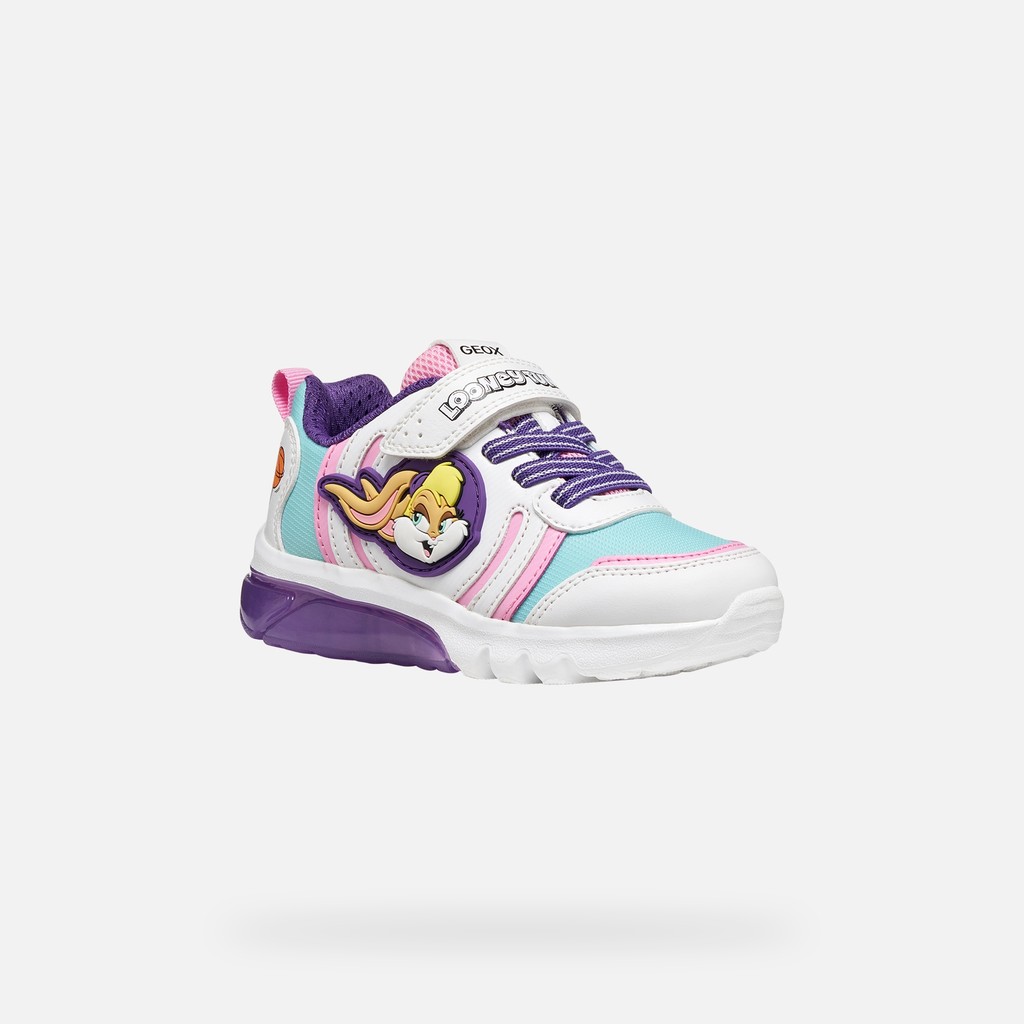 Looney Tunes shoes CIBERDRON GIRL White/Pink - image number 3 | GEOX