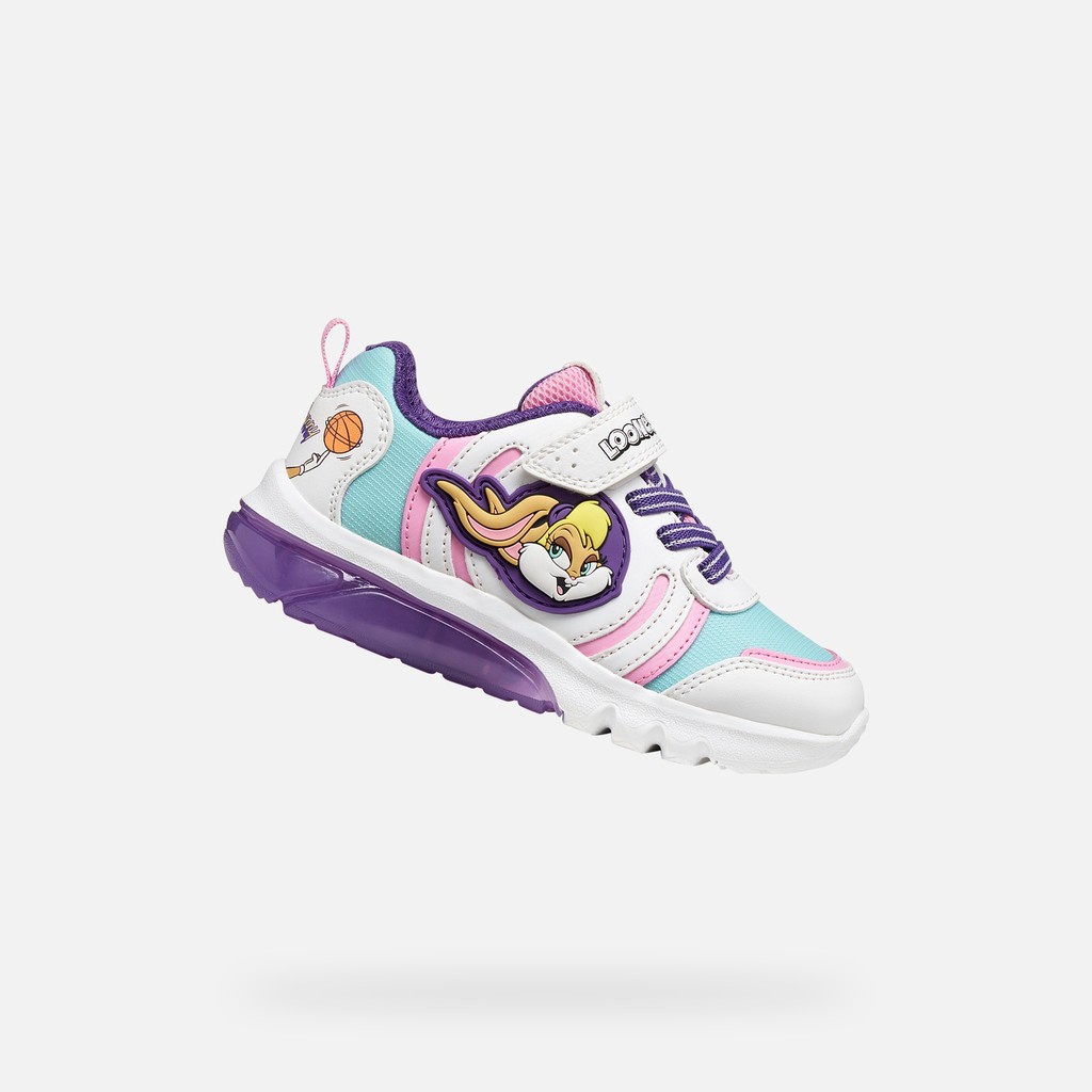 Looney Tunes shoes CIBERDRON GIRL White/Pink - image number 0 | GEOX