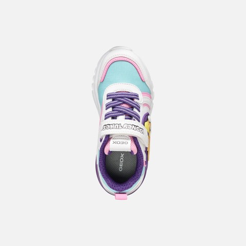 Looney Tunes shoes CIBERDRON GIRL White/Pink - image number 6 | GEOX