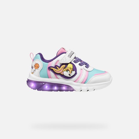 Looney Tunes shoes CIBERDRON GIRL White/Pink - image number 1 | GEOX