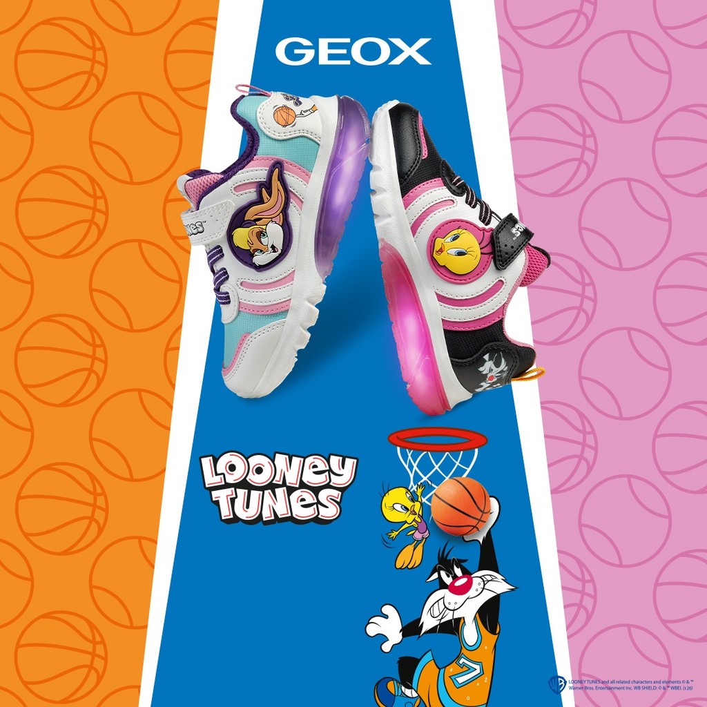 Looney Tunes shoes CIBERDRON GIRL White/Pink - image number 9 | GEOX