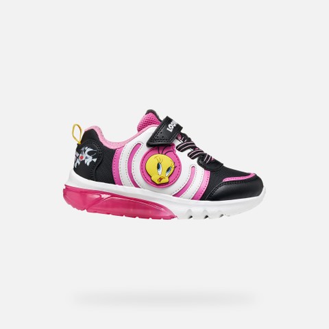 Looney Tunes shoes CIBERDRON GIRL Black/Pink - image number 2 | GEOX