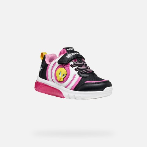 Looney Tunes shoes CIBERDRON GIRL Black/Pink - image number 3 | GEOX