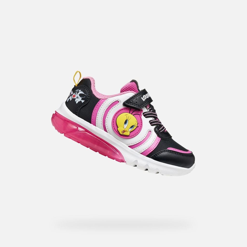 Looney Tunes shoes CIBERDRON GIRL Black/Pink - image number 0 | GEOX