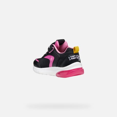 Looney Tunes shoes CIBERDRON GIRL Black/Pink - image number 4 | GEOX