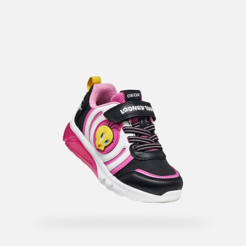 Looney Tunes shoes CIBERDRON GIRL Black/Pink - image number 5 | GEOX