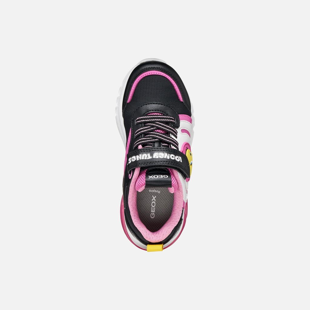 Looney Tunes shoes CIBERDRON GIRL Black/Pink - image number 6 | GEOX