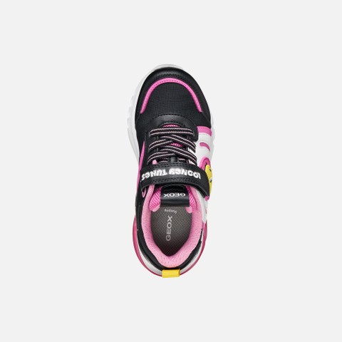 Looney Tunes shoes CIBERDRON GIRL Black/Pink - image number 6 | GEOX