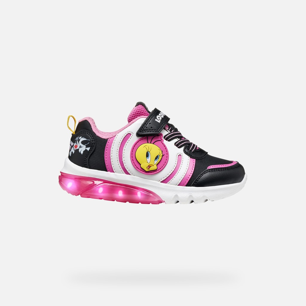 Looney Tunes shoes CIBERDRON GIRL Black/Pink - image number 1 | GEOX