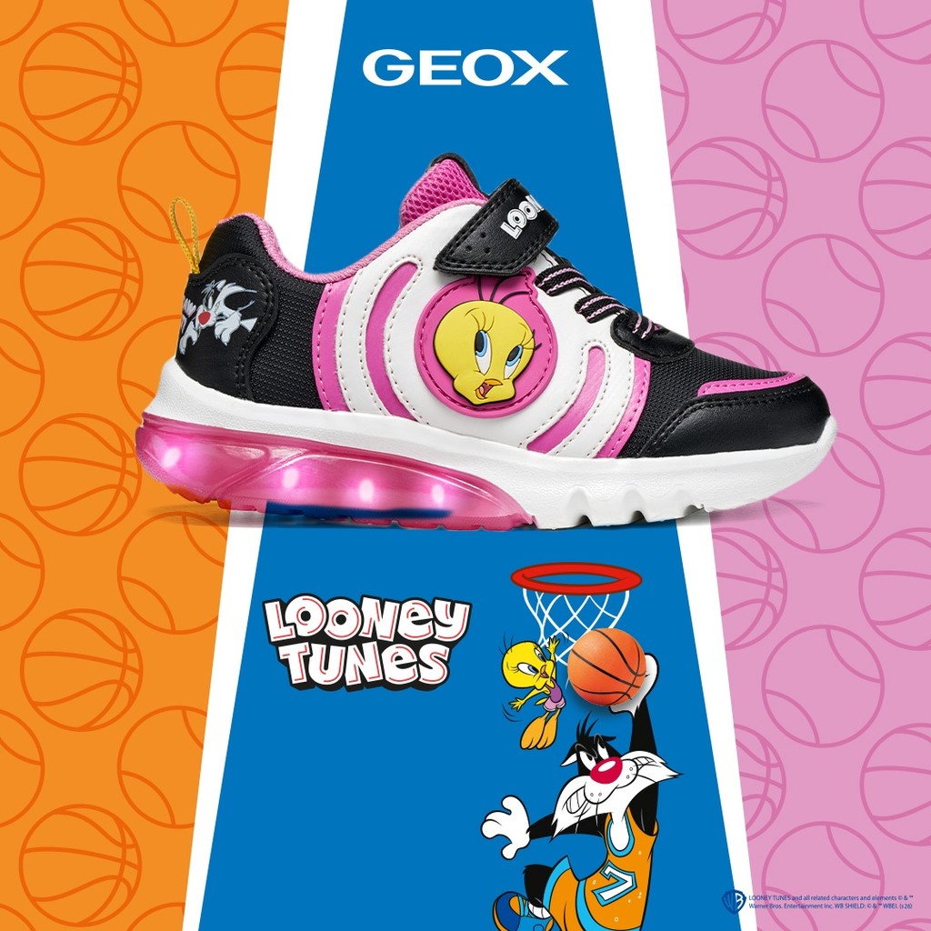 Looney Tunes shoes CIBERDRON GIRL Black/Pink - image number 1 | GEOX