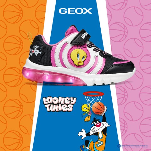 Looney Tunes shoes CIBERDRON GIRL Black/Pink - image number 1 | GEOX