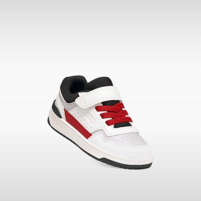 Velcro shoes WASHIBA BOY White/Red | GEOX