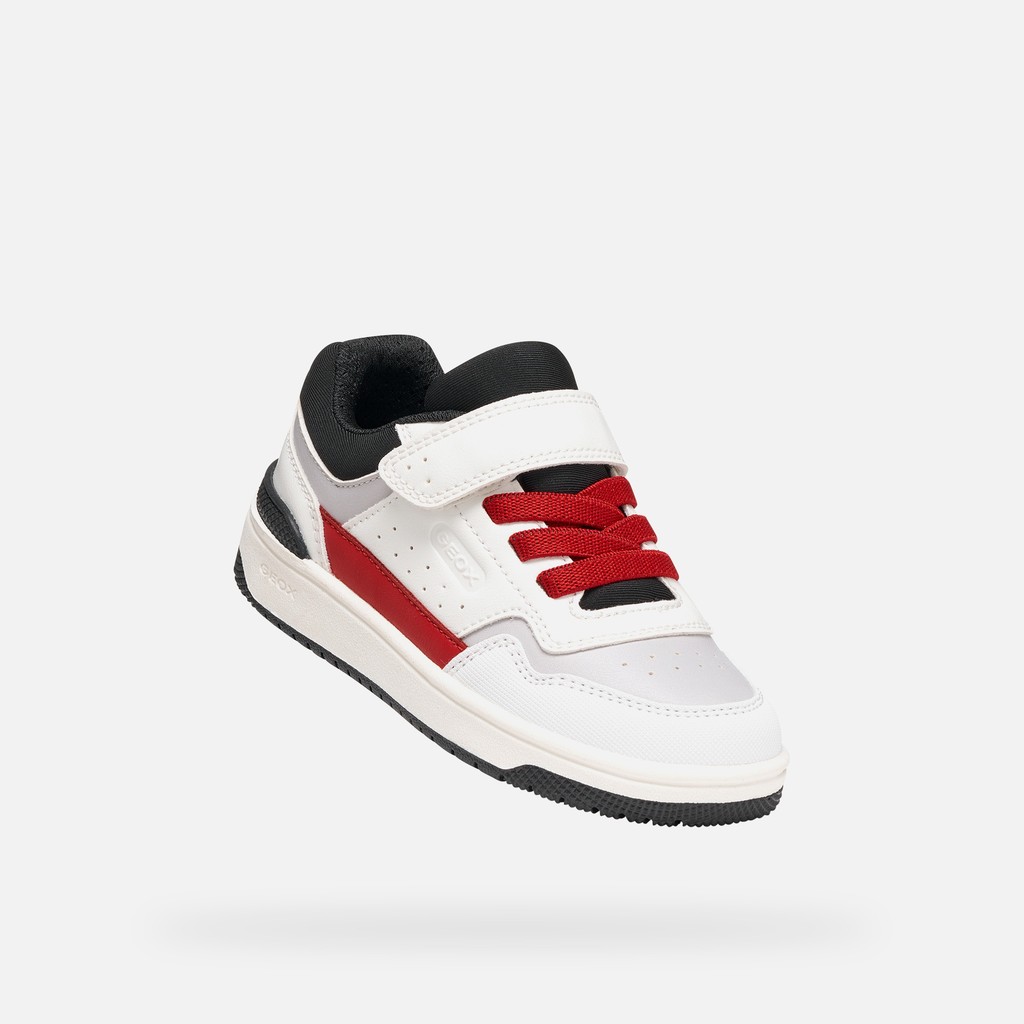 Klettschuhe WASHIBA JUNGE Wei&szlig;/Rot - image number 4 | GEOX